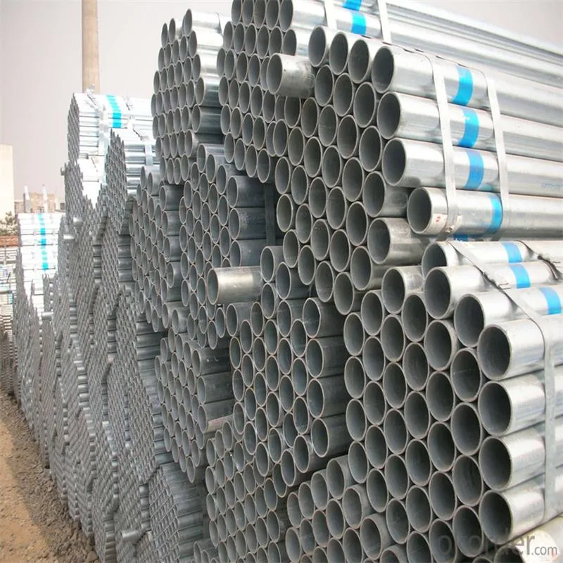 Hot DIP Galvanized/Pre Galvanized/Galvanized Pipe/Gi/Round Pipe/ERW Steel Pipe/BS1387/ASTM/1.5"/2"/Galvanized Greenhouse Pipe/Galvanized Steel Pipe