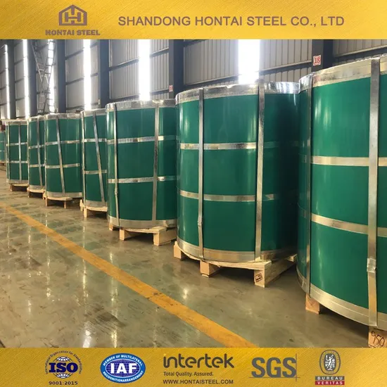 Dx51d SPCC laminados a frio PPGL/PPGI/Gi/Gl PVDF PE revestido de cor/ pré-pintado galvanizado médios a quente galvanizado aço zinco alumínio telhas metálicas preço da bobina